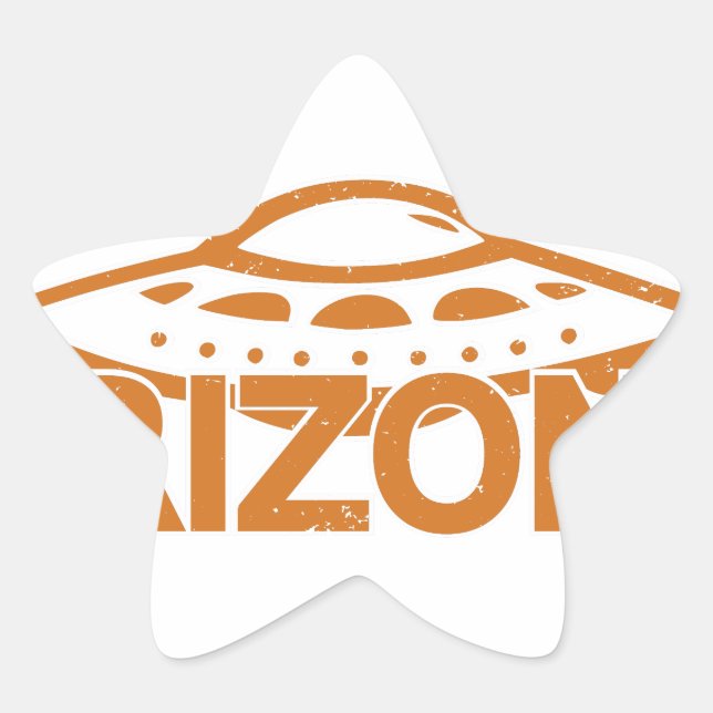 Arizona UFO Stern-Aufkleber (Vorderseite)