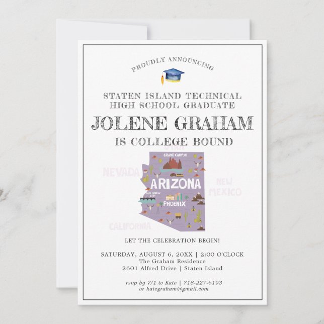 Arizona | Uni Bound Graduation Party (Vorderseite)