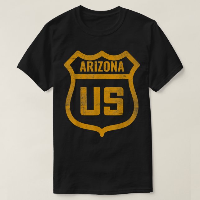 Arizona - Unwetterlage auf der US-Autobahn T-Shirt (Design vorne)