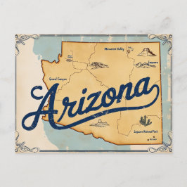 Arizona, USA Postkarte