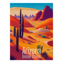 Arizona USA Wüstenprint