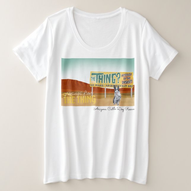 Arizona-Vieh-Hunderettung - die Sache Große Größe T-Shirt (Design vorne)