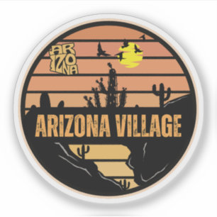Arizona Village, Arizona Aufkleber