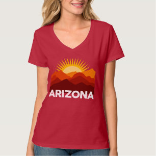 Arizona Vintag Retro Sunset Silhouette T-Shirt