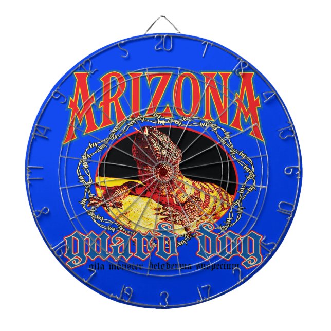 Arizona Wachhund-Echse Dartscheibe (vorne)