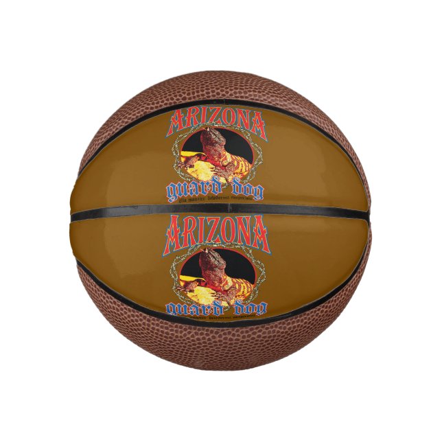 Arizona Wachhund Eidechse Mini Basketball (Vorderseite)