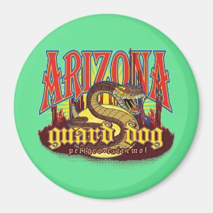 Arizona Wachhund Schlange Magnet