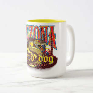 Arizona Wachhund Schlange Zweifarbige Tasse