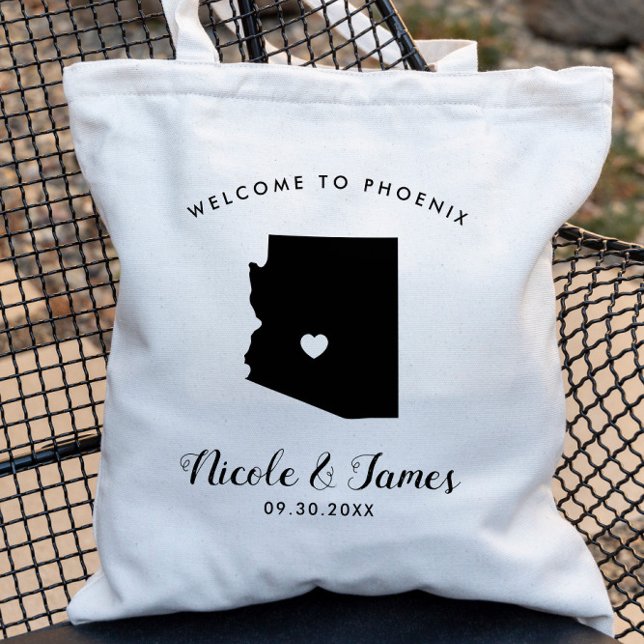 Arizona Wedding Welcome Bag, Hotel Guest Tragetasche (Von Creator hochgeladen)