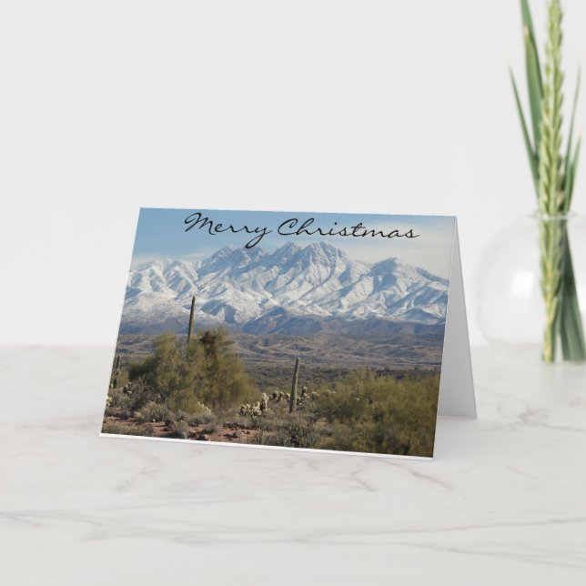 Arizona-Weihnachten Feiertagskarte (Vorderseite)