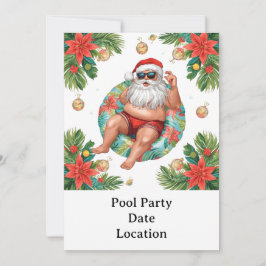 Arizona Weihnachts Poolparty Einladung