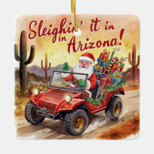 Arizona-Weihnachtsthema Keramikornament