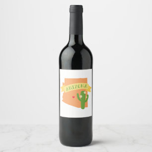 Arizona Weinetikett