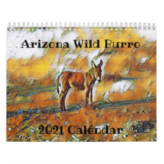 Arizona Wild Burro 2022 Calendrier