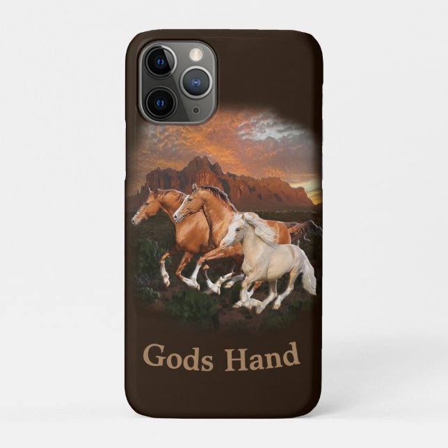 Arizona Wild Pferde Case-Mate iPhone Hülle (Rückseite)