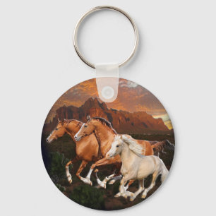 Arizona-Wildpferde Schlüsselanhänger