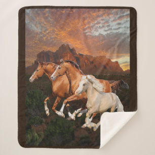 Arizona Wildpferde Sherpadecke