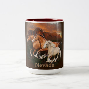 Arizona Wildpferde Zweifarbige Tasse
