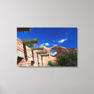 Arizona, Window Rock. Hauptstadt der Navajo Leinwanddruck