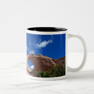 Arizona, Window Rock. Hauptstadt der Navajo Zweifarbige Tasse