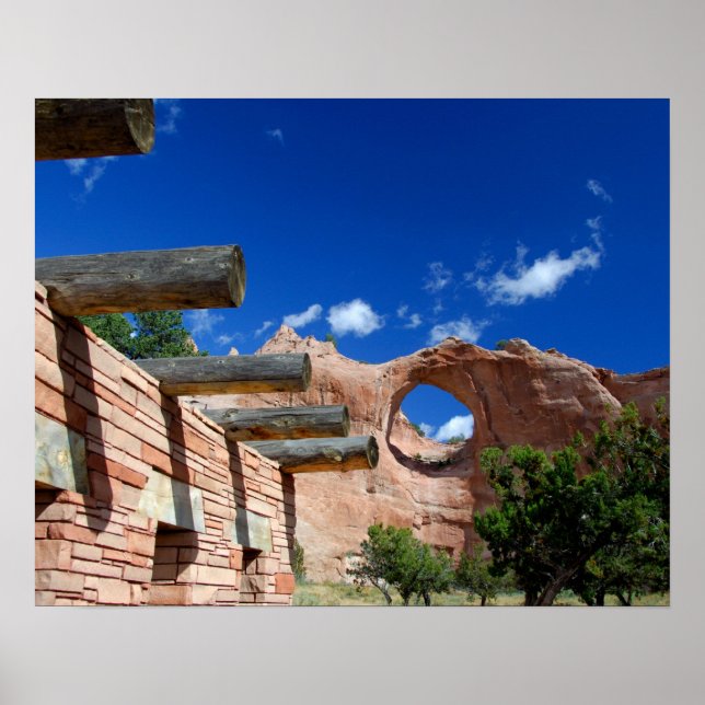 Arizona, Window Rock. Hauptstadt des Navajo Poster (Vorne)