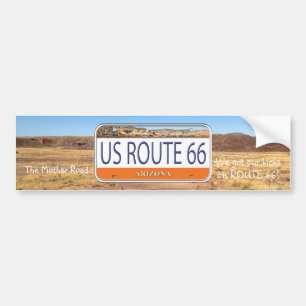 ARIZONA-Wunschkennzeichen US-WEG-66 Autoaufkleber
