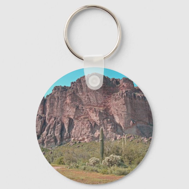 Arizona Wüste Foto Landschaft Schlüsselanhänger (Vorderseite)