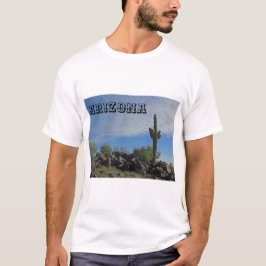 Arizona Wüste Landschaft Saguaro Cactus Foto T-Shirt