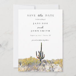 Arizona Wüste Saguaro Save the Date