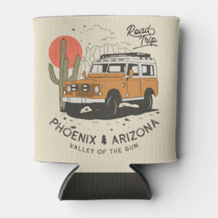 Arizona Wüste Sunset Road Trip Cactus Phoenix Dosenkühler