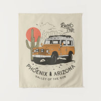 Arizona Wüste Sunset Road Trip Cactus Phoenix