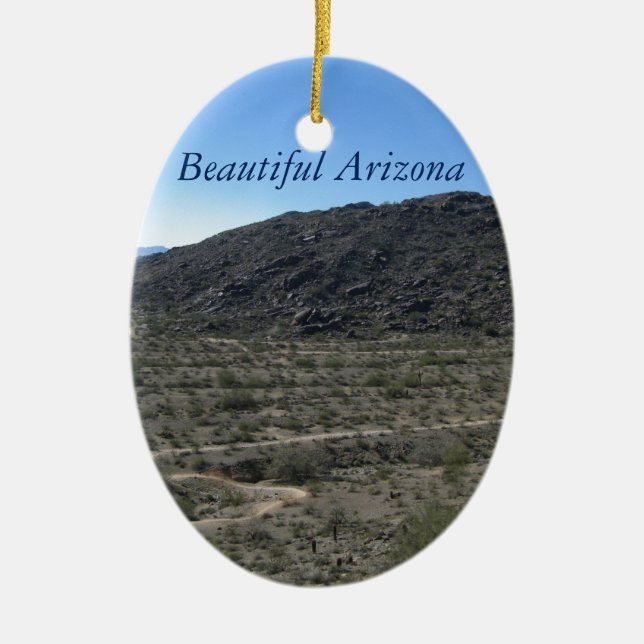 Arizona-Wüsten-Schönheit Keramikornament (Vorne)