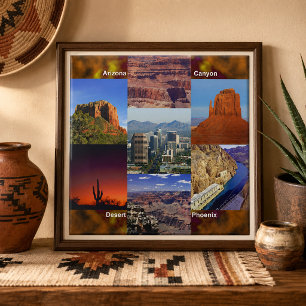 Arizona-WüstenCollage Fliese