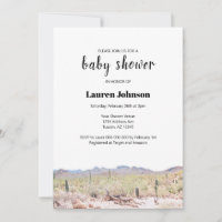 Arizona Wüstendusche Einladung