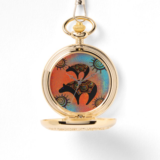 Arizona Wüstenkunst Armbanduhr (Vorderseite)