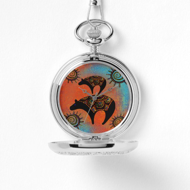 Arizona Wüstenkunst Armbanduhr (Vorderseite)