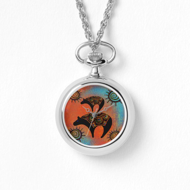 Arizona Wüstenkunst Armbanduhr (Vorderseite)