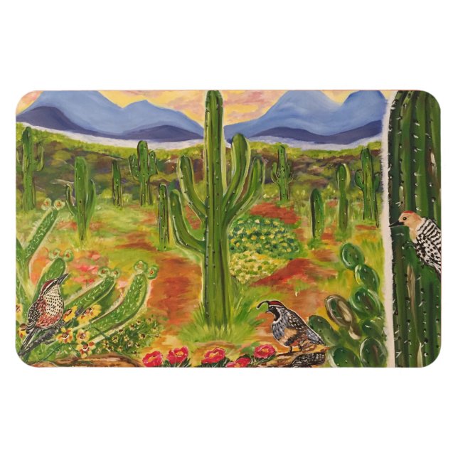 Arizona Wüstenkunst Magnet (Horizontal)