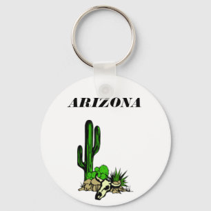 Arizonas Cactusand Schädel-Schlüsselanhänger Schlüsselanhänger
