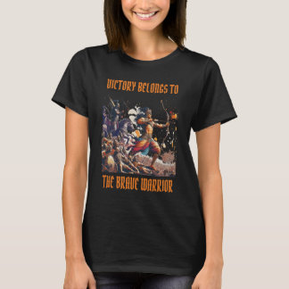 Arjuna The Warriors Women Black T-Shirt