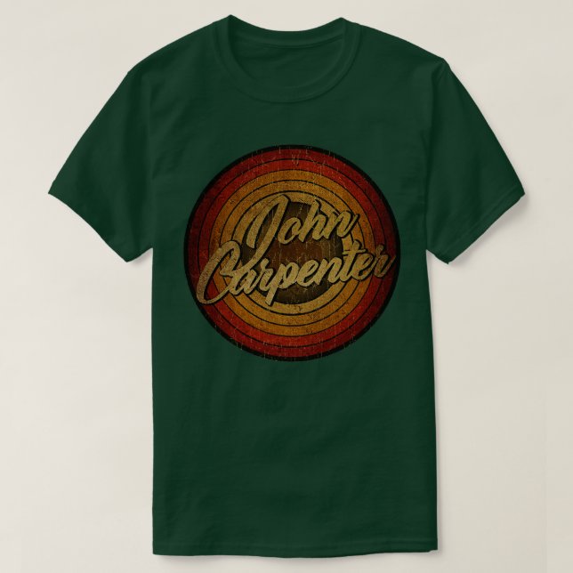 arjunthemaniaccircle Vintage Retro verblasst John  T-Shirt (Design vorne)