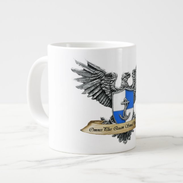 Arkadia-Symbol-Tasse L Jumbo-Tasse (Vorderseite Links)