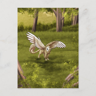 Arkaen - Barn Owl Griffin Postkarte