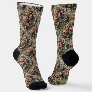 🩸 Arkane Altare - Gotische Viktorianische Tapisse Socken