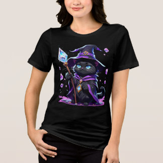 Arkane Pfoten - Zauberer-T-Shirt Tri-Blend Shirt