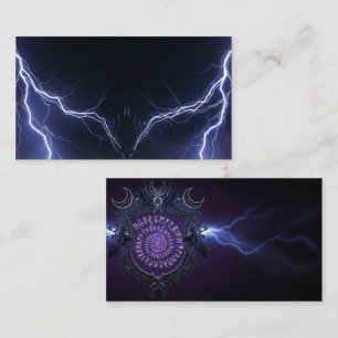 Arkane Runic Wappen Business Card für Magic Maker Telefonnummerkarte