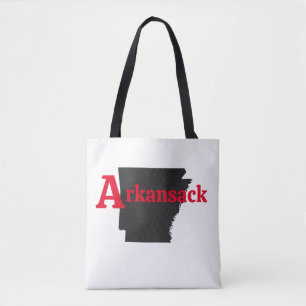 Arkansack Red Text Tasche