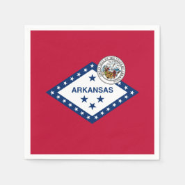 Arkansan Flag & Seal, Flag of Arkansas Serviette