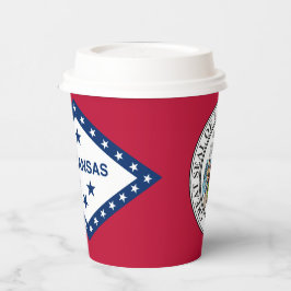 Arkansan-Flagge & Siegel, Flagge von Arkansas Pappbecher