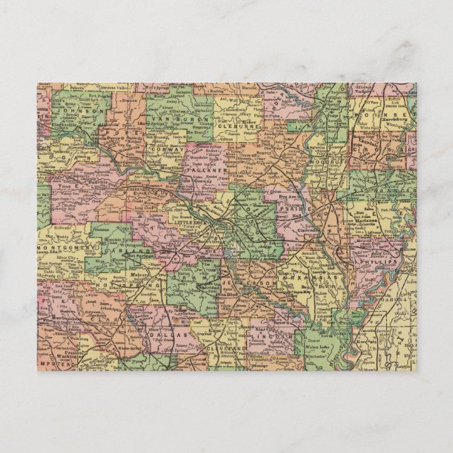 Arkansas 4 postkarte (Vorderseite)